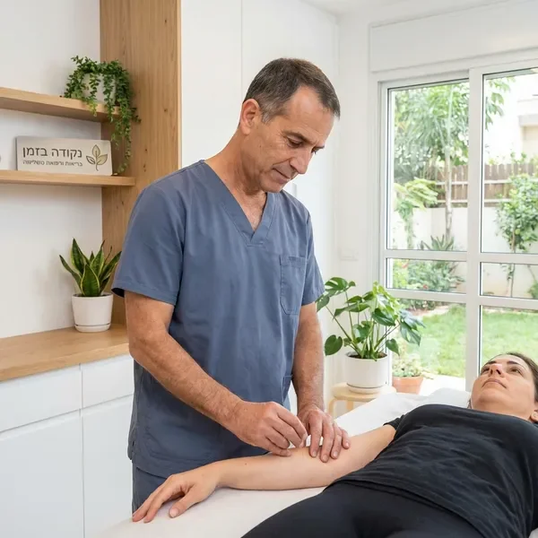 אקופונקטורה לבעיות פרוסטטה בנקודה בזמן